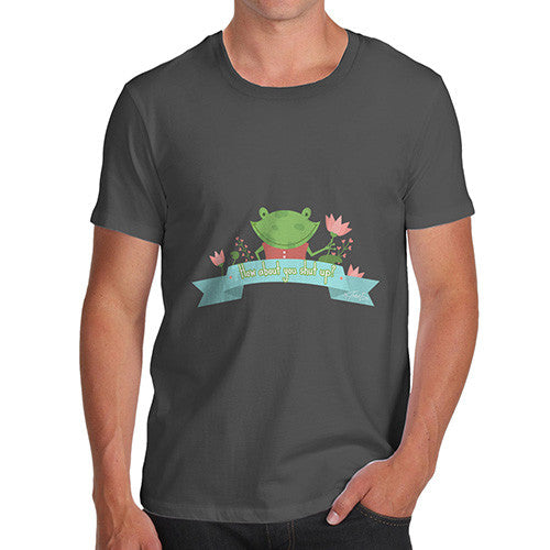 Men's Cranky Frog Just Shut Up T-Shirt