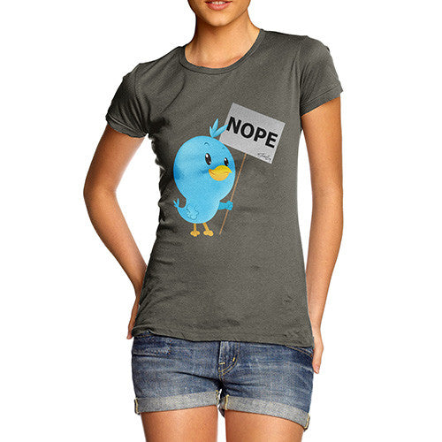 Women's Moaning Tweets NOPE T-Shirt