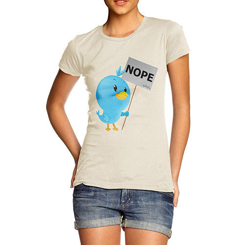 Women's Moaning Tweets NOPE T-Shirt