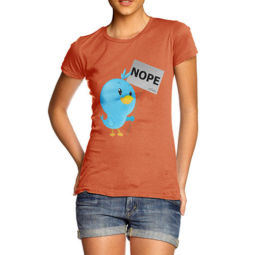 Women's Moaning Tweets NOPE T-Shirt