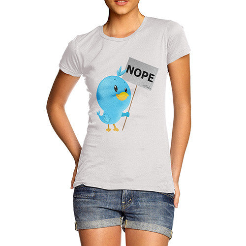 Women's Moaning Tweets NOPE T-Shirt