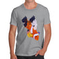 Men's Watercolour Pixel Clownfish T-Shirt