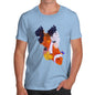 Men's Watercolour Pixel Clownfish T-Shirt