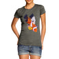 Women's Watercolour Pixel Clownfish T-Shirt