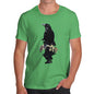 Men's Watercolour Pixel Crow T-Shirt