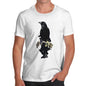 Men's Watercolour Pixel Crow T-Shirt