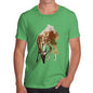 Men's Watercolour Pixel Deer T-Shirt