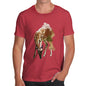 Men's Watercolour Pixel Deer T-Shirt