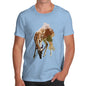 Men's Watercolour Pixel Deer T-Shirt