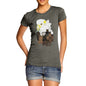 Women's Watercolour Pixel Bald Eagle T-Shirt