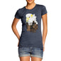 Women's Watercolour Pixel Bald Eagle T-Shirt