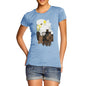 Women's Watercolour Pixel Bald Eagle T-Shirt