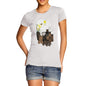 Women's Watercolour Pixel Bald Eagle T-Shirt