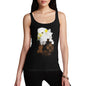 Women's Watercolour Pixel Bald Eagle Tank Top