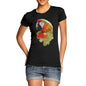 Women's Watercolour Pixel McCaw Parrot's Face T-Shirt