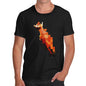 Men's Watercolour Pixel Red Squirrel T-Shirt