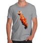 Men's Watercolour Pixel Red Squirrel T-Shirt