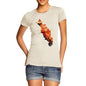 Women's Watercolour Pixel Red Squirrel T-Shirt