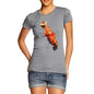 Women's Watercolour Pixel Red Squirrel T-Shirt