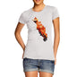 Women's Watercolour Pixel Red Squirrel T-Shirt