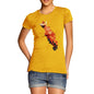 Women's Watercolour Pixel Red Squirrel T-Shirt