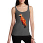 Women's Watercolour Pixel Red Squirrel Tank Top