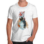 Men's Watercolour Pixel Tiger T-Shirt