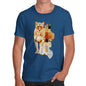 Men's Watercolour Pixel Lion T-Shirt