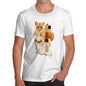 Men's Watercolour Pixel Lion T-Shirt