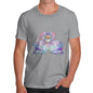 Men's Watercolour Rainbow Swans T-Shirt