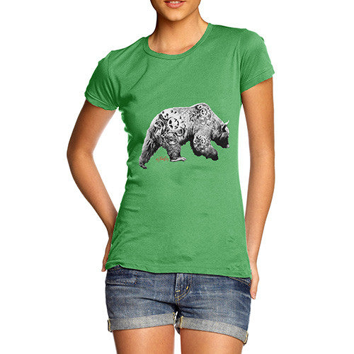 Women's Clockwork Bear T-Shirt