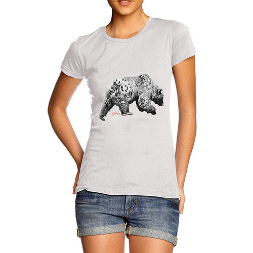 Women's Clockwork Bear T-Shirt