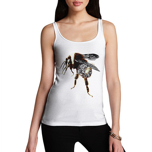 Women's Clockwork Mechanical Bumblebee Tank Top