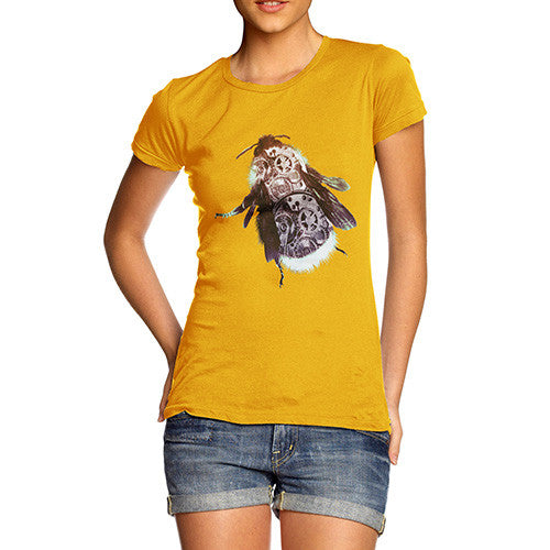 Women's Clockwork Steampunk Bumblebee T-Shirt