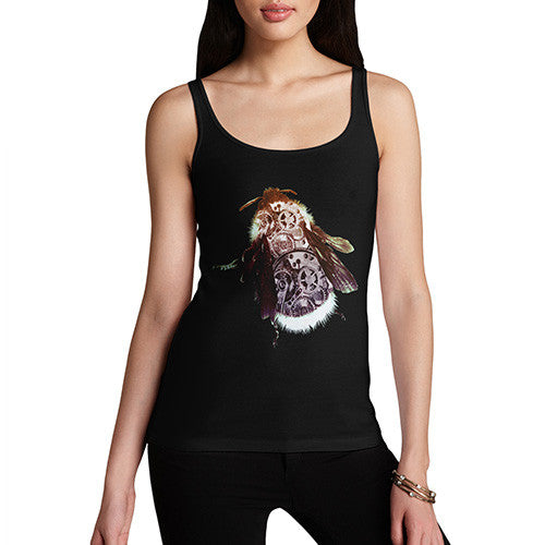 Women's Clockwork Steampunk Bumblebee Tank Top