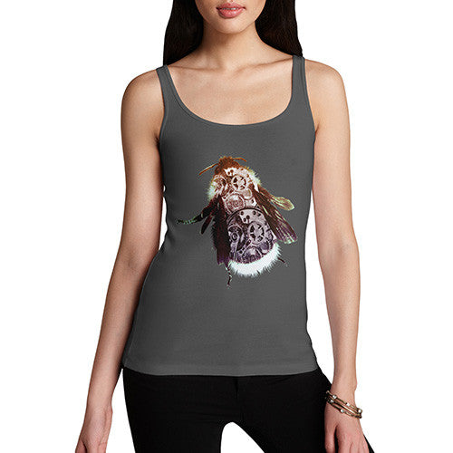 Women's Clockwork Steampunk Bumblebee Tank Top