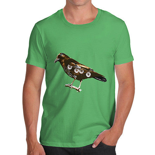 Men's Clockwork Steampunk Crow T-Shirt