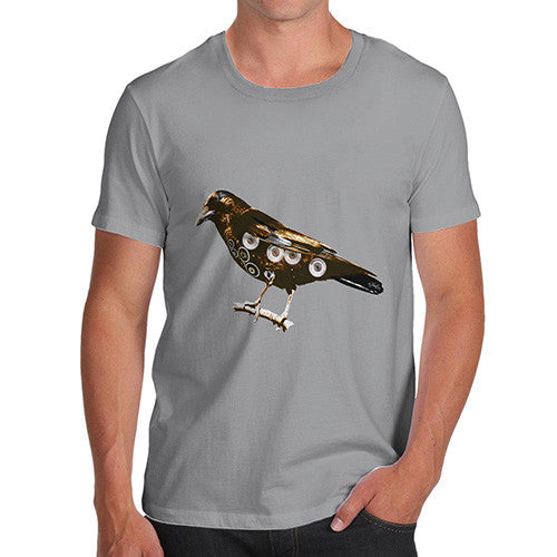 Men's Clockwork Steampunk Crow T-Shirt