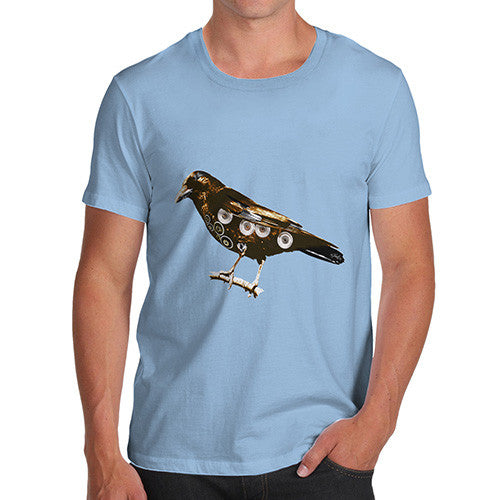 Men's Clockwork Steampunk Crow T-Shirt