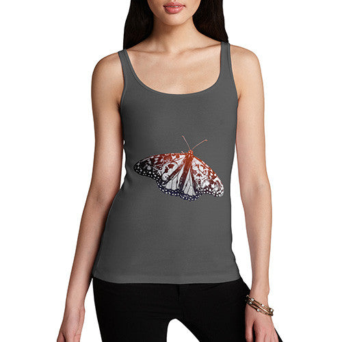 Women's Clockwork Monarch Butterfly Tank Top