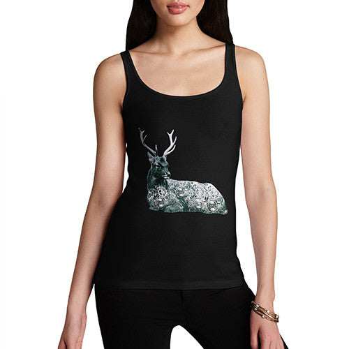 Women's Clockwork Stag Tank Top