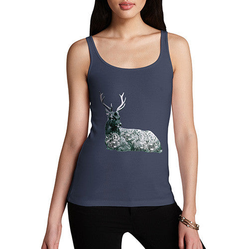 Women's Clockwork Stag Tank Top