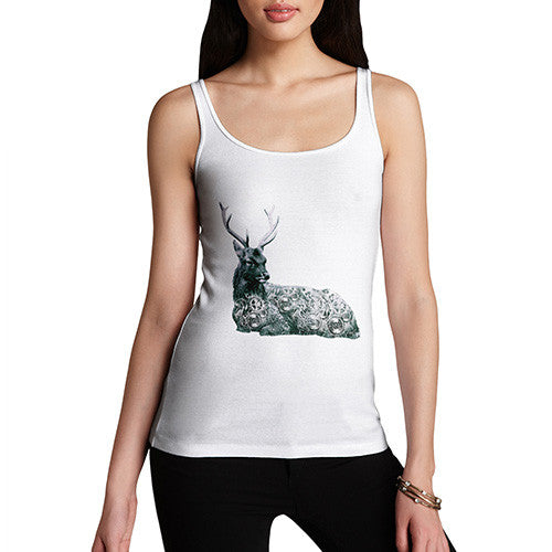 Women's Clockwork Stag Tank Top