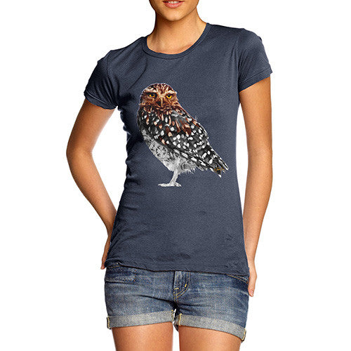 Women's Clockwork Mechanical Owl T-Shirt