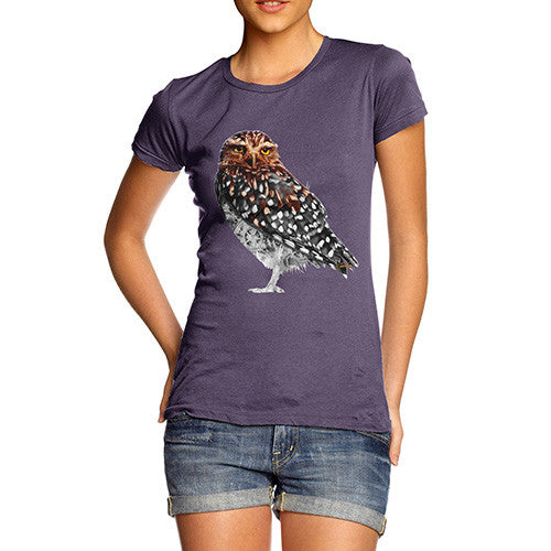 Women's Clockwork Mechanical Owl T-Shirt