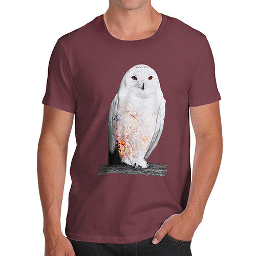 Men's Clockwork Snowy Owl T-Shirt