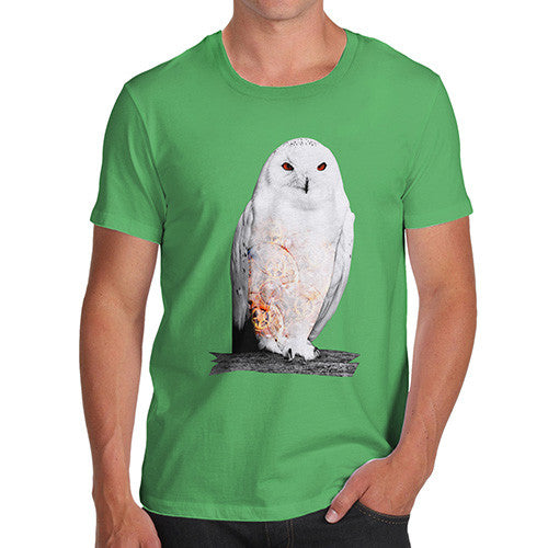 Men's Clockwork Snowy Owl T-Shirt