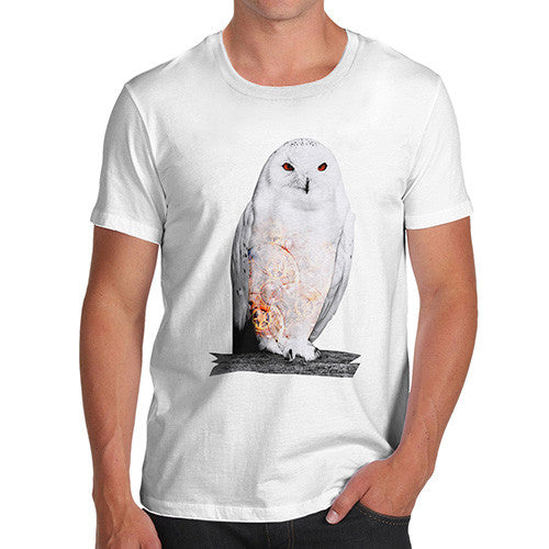 Men's Clockwork Snowy Owl T-Shirt