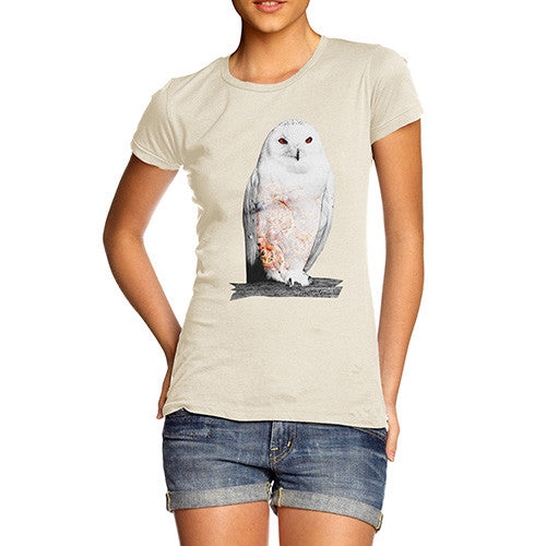 Women's Clockwork Snowy Owl T-Shirt