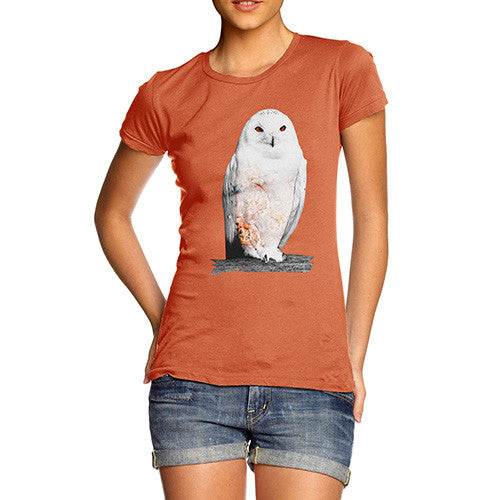 Women's Clockwork Snowy Owl T-Shirt